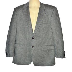 Lauren by Ralph Lauren Wool Sports Coat/Blazer w/Elbow Patches - 44R